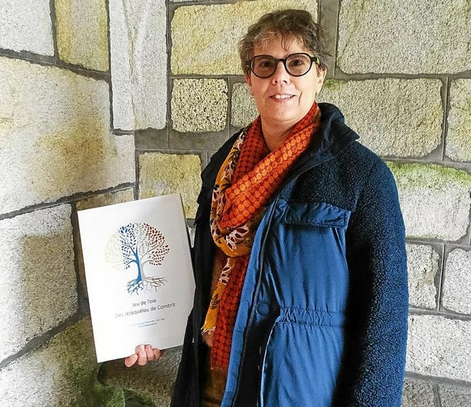 article du Télégramme présentant Laurence Porte-Marzin et son activité de généalogiste